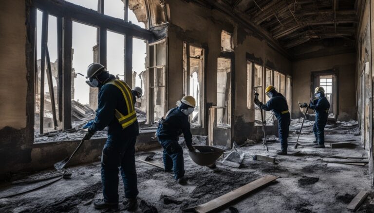 How do you restore a building after a fire?