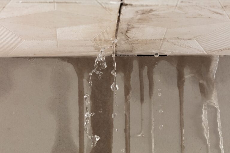 Is water leaking from the ceiling an emergency?